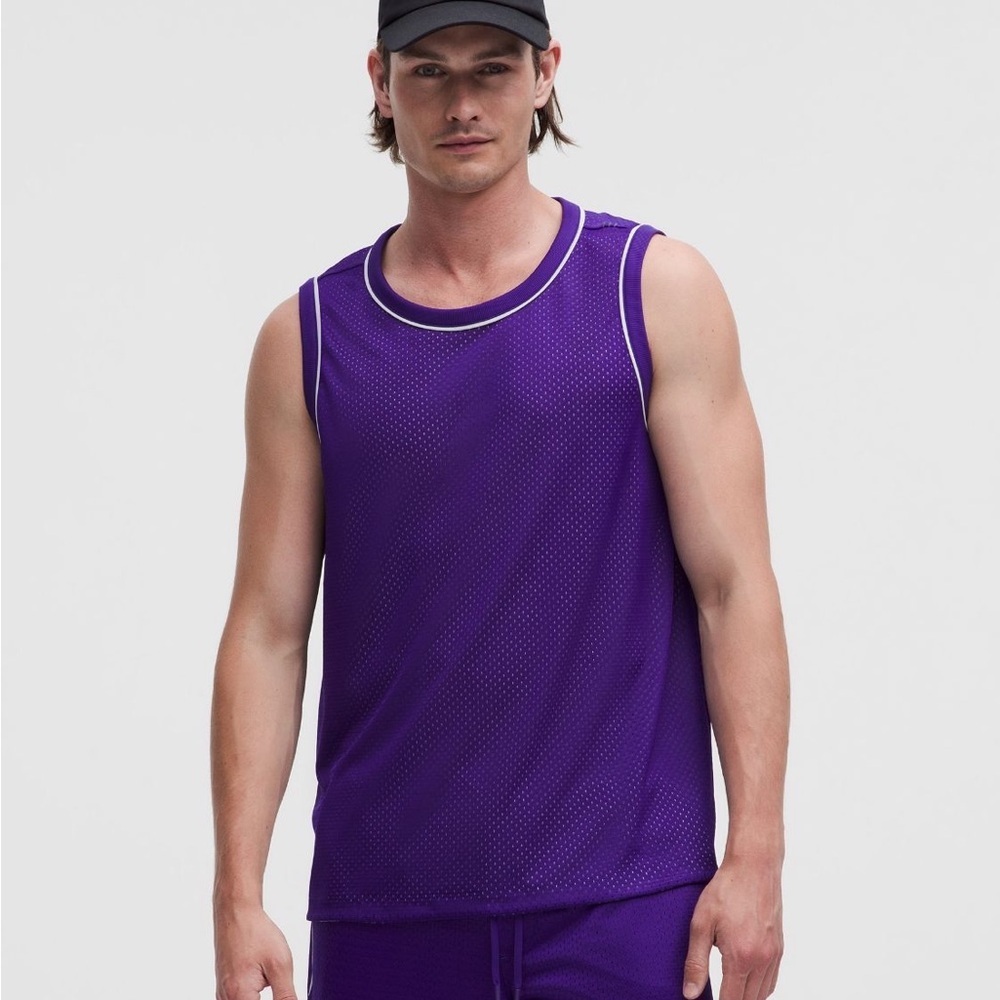 lululemon athletica Double Layered Mesh Tank Reversible